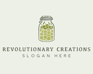 Olive Oil Jar logo design