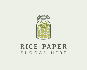 Olive Oil Jar logo design