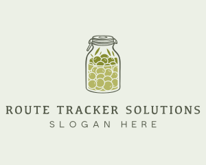 Olive Oil Jar logo design