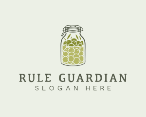 Olive Oil Jar logo design