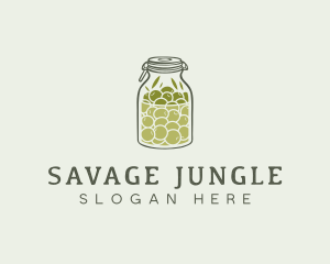 Olive Oil Jar logo design