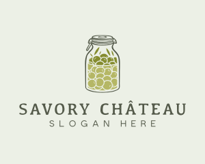 Olive Oil Jar logo design