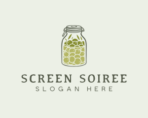 Olive Oil Jar logo design