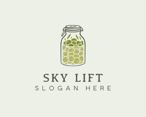 Olive Oil Jar logo design