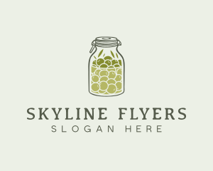 Olive Oil Jar logo design