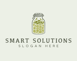 Olive Oil Jar logo design