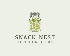 Olive Oil Jar logo design