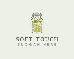 Olive Oil Jar logo design