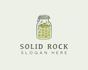 Olive Oil Jar logo design