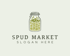 Olive Oil Jar logo design