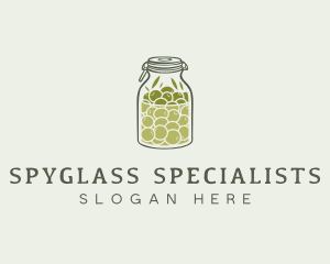 Olive Oil Jar logo design