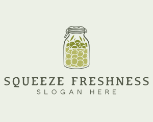 Olive Oil Jar logo design