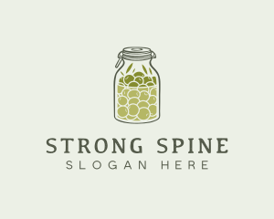 Olive Oil Jar logo design