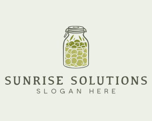 Olive Oil Jar logo design