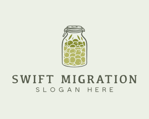 Olive Oil Jar logo design