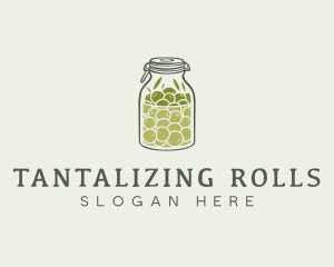 Olive Oil Jar logo design