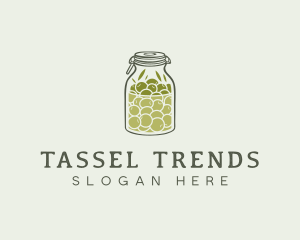 Olive Oil Jar logo design