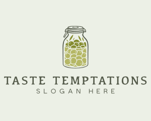 Olive Oil Jar logo design