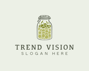 Olive Oil Jar logo design