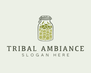 Olive Oil Jar logo design