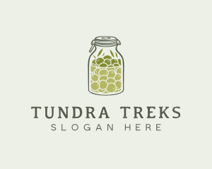 Olive Oil Jar logo design