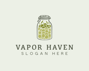 Olive Oil Jar logo design