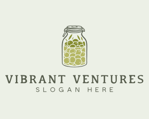 Olive Oil Jar logo design