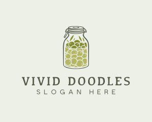 Olive Oil Jar logo design