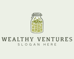 Olive Oil Jar logo design