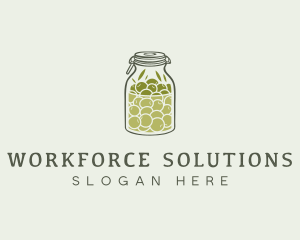 Olive Oil Jar logo design