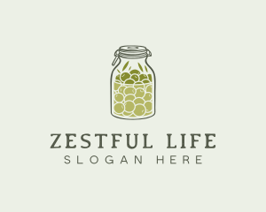 Olive Oil Jar logo design