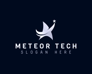 Meteor Cosmic Star  logo design