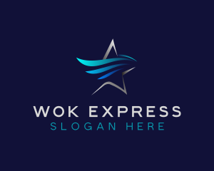 Star Logistics Express logo design