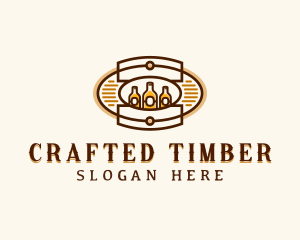 Bar Beer Bottle logo design