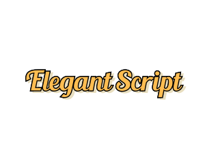 Generic Retro Script logo design