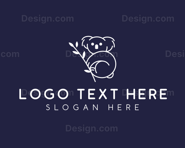 Koala Bear Animal Logo