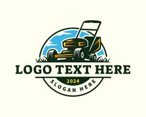 Lawn Grass Mowing  logo