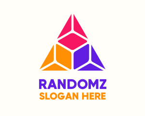 Pyramid Cube Gaming logo design
