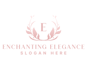 Elegant Art Flower Wreath logo design