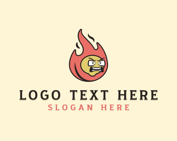 Angry logo example 4