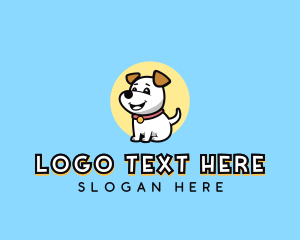 Cartoon Pet Dog logo