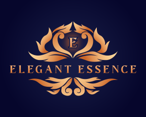 Elegant Ornamental Crest logo design