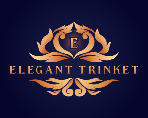 Elegant Ornamental Crest logo design