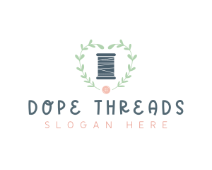 Sewing Thread Tailor logo design