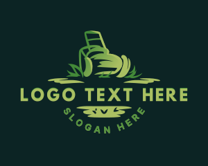 Lawn Mower Grass logo