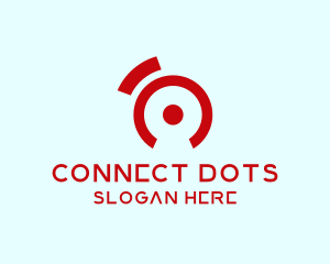 Abstract Alarm Dot logo design