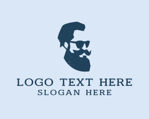 Sunglasses Beard Man  logo