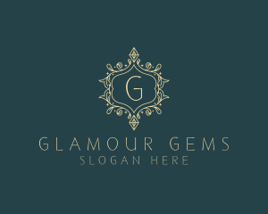 Fancy Decorative Diamond logo design