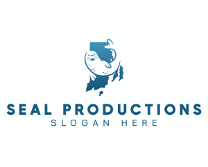 Animal Seal Rhode Island logo