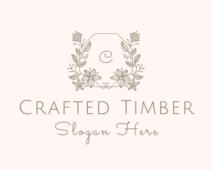 Floral Wedding Decoration  logo design